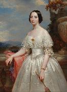 Painting of Maria Adelaide, wife of Victor Emmanuel II, King of Italy Benoit Hermogaste Molin